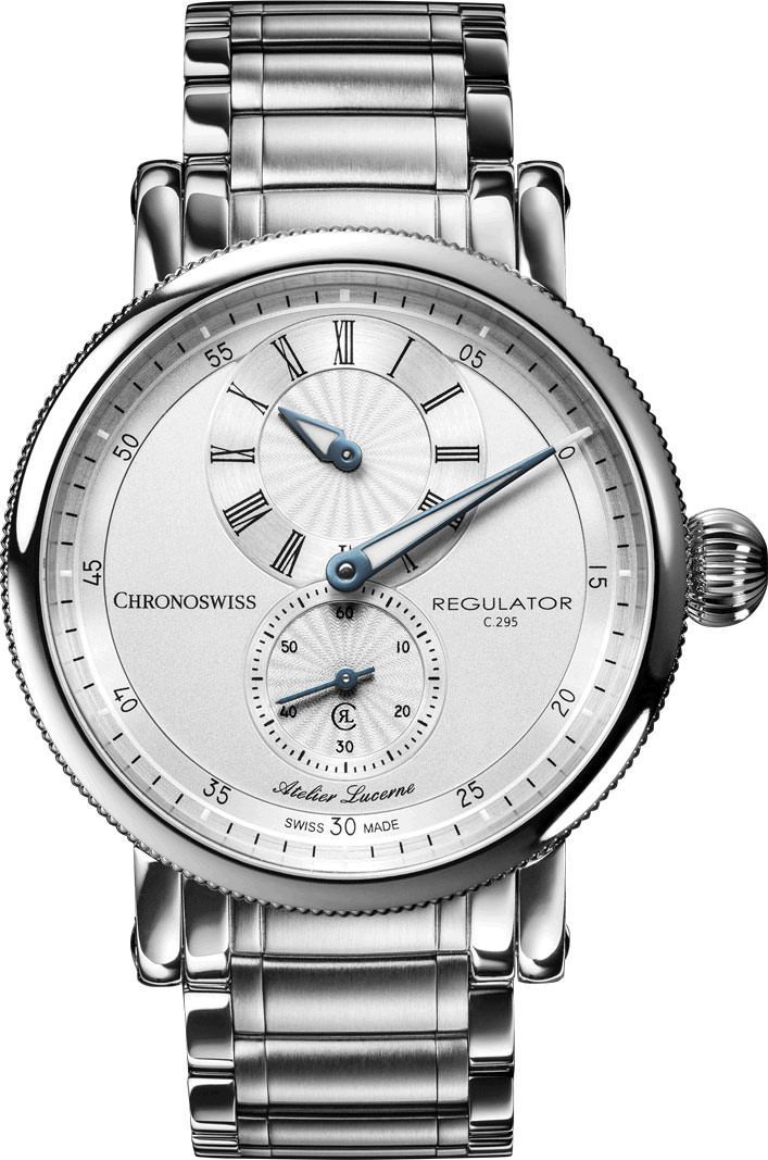 Chronoswiss Classic Regulator Classic Silver Dial 37 mm Automatic Watch For Men - 1