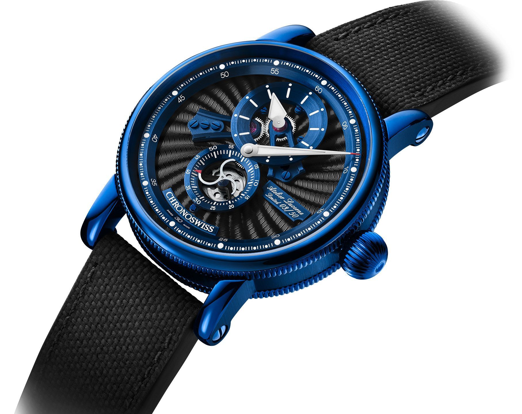 Chronoswiss Open Gear Flying Regulator Open Gear Black Dial 41 mm Automatic Watch For Men - 2