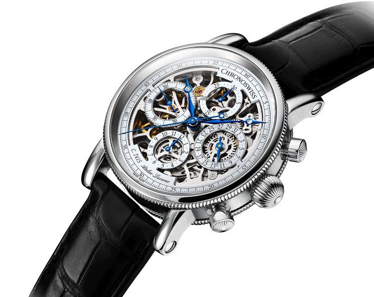 Chronoswiss Sirius Opus Chronograph Skeleton Dial 41 mm Automatic Watch For Men - 2