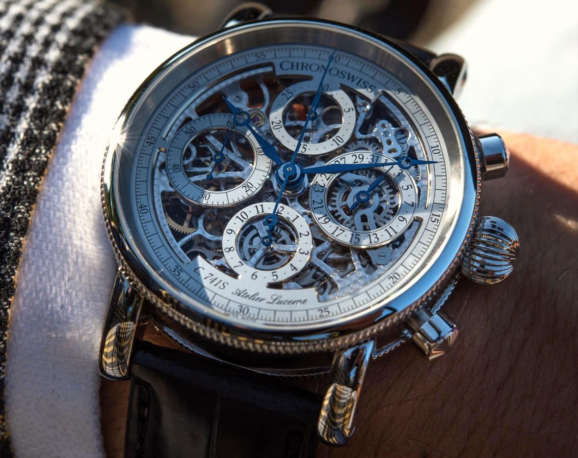 Chronoswiss Sirius Opus Chronograph Skeleton Dial 41 mm Automatic Watch For Men - 8