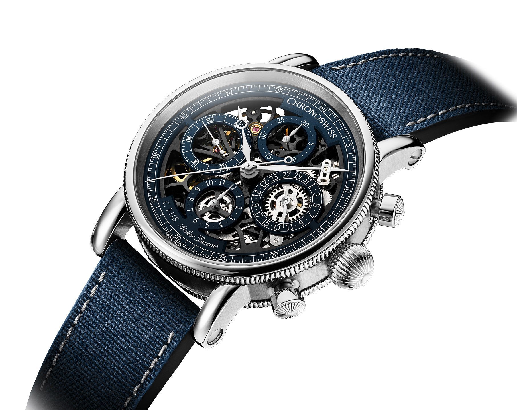 Chronoswiss Sirius Opus Chronograph Skeleton Dial 41 mm Automatic Watch For Men - 2