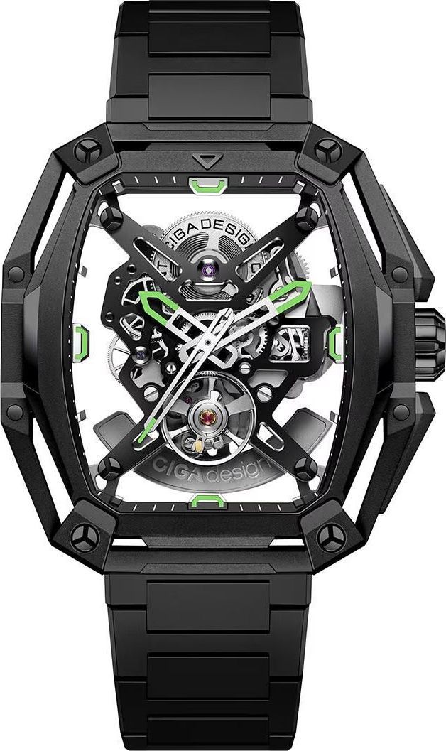 CIGA Design Edge  Skeleton Dial 43 mm Automatic Watch For Men - 1