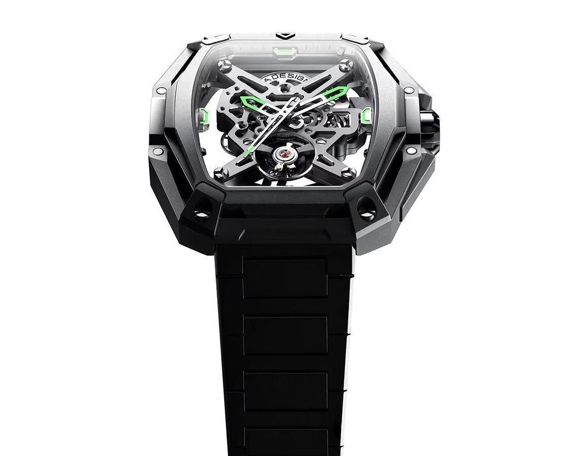 CIGA Design Edge  Skeleton Dial 43 mm Automatic Watch For Men - 5