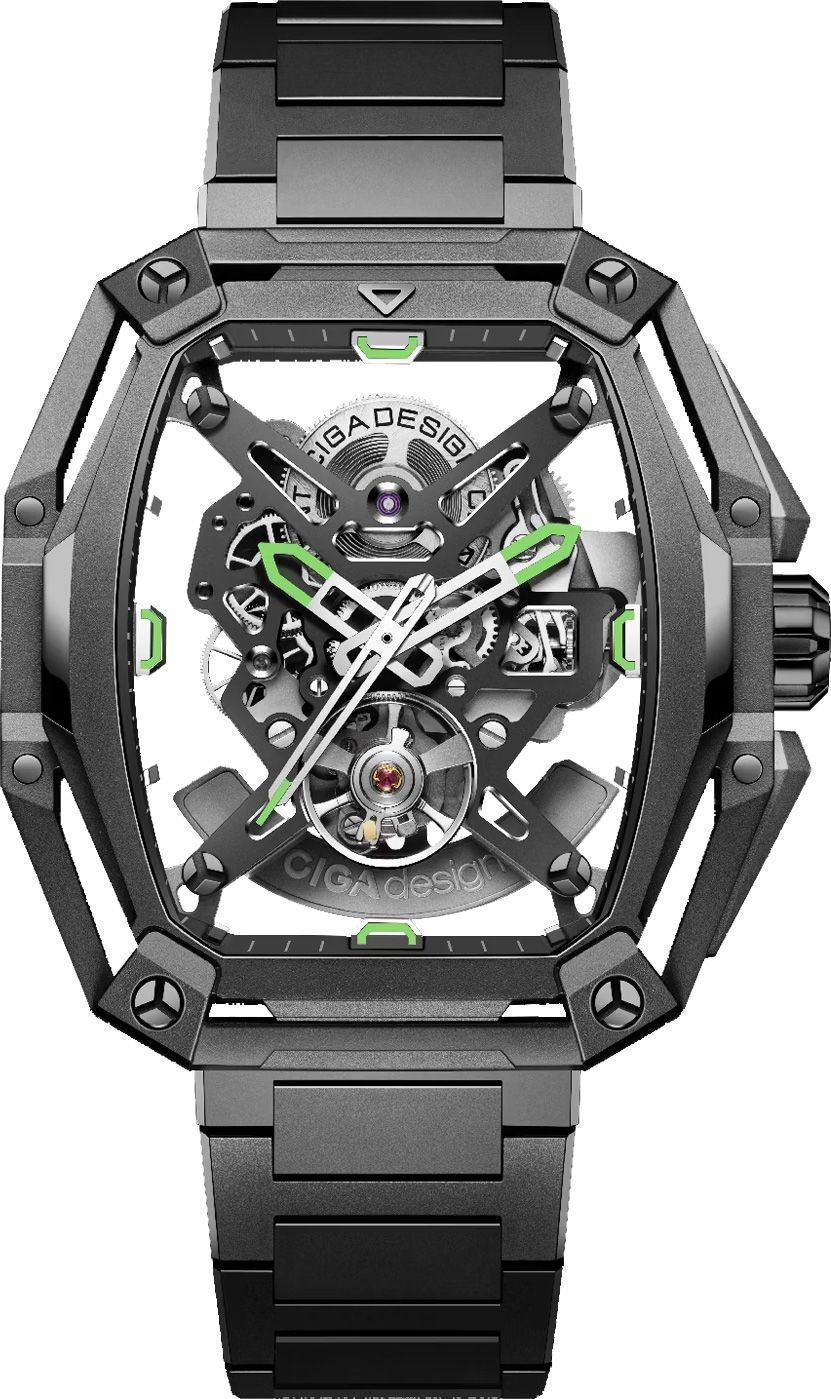 CIGA Design Edge  Skeleton Dial 43 mm Automatic Watch For Men - 1