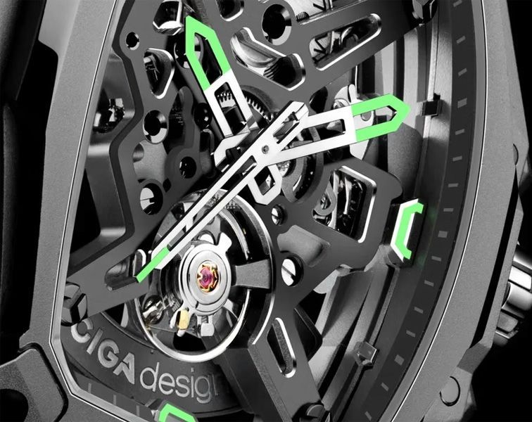 CIGA Design Edge  Skeleton Dial 43 mm Automatic Watch For Men - 4