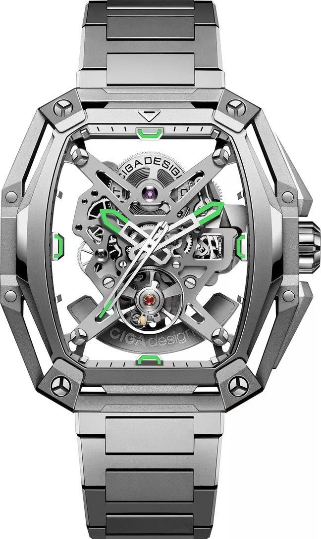 CIGA Design Edge  Skeleton Dial 43 mm Automatic Watch For Men - 1