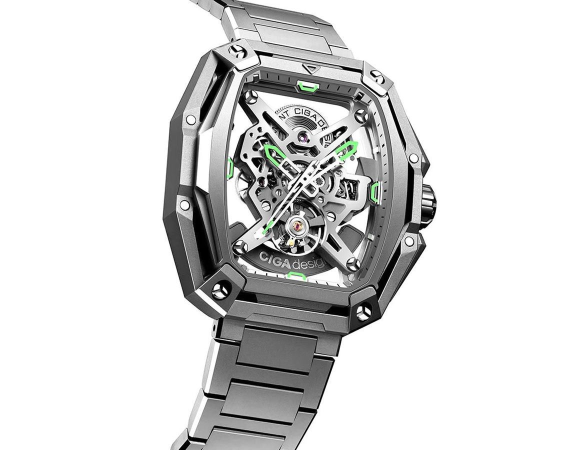 CIGA Design Edge  Skeleton Dial 43 mm Automatic Watch For Men - 6