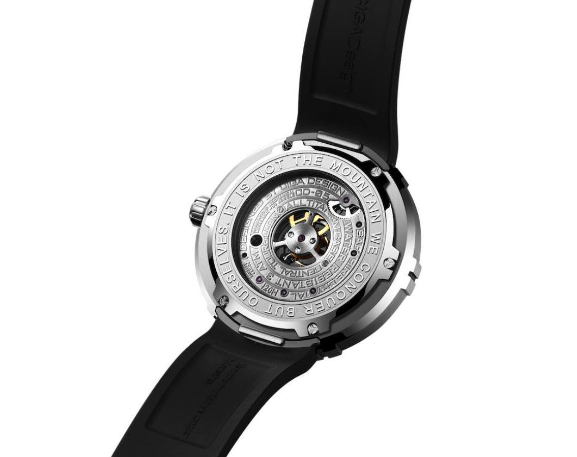 CIGA Design Artist  Black Dial 45 mm Manual Winding Watch For Men - 2