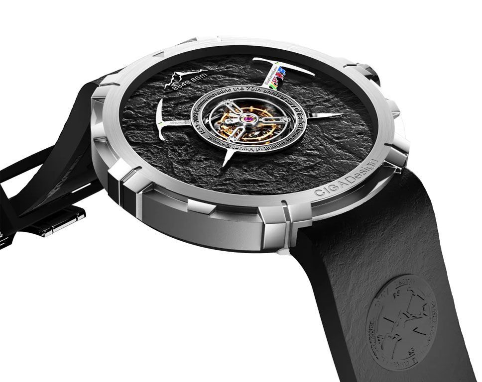 CIGA Design Artist  Black Dial 45 mm Manual Winding Watch For Men - 6