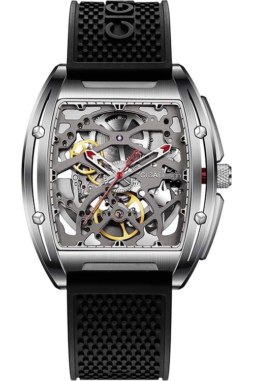 CIGA Design Series Z 40.8 mm Watch in Skeleton Dial
