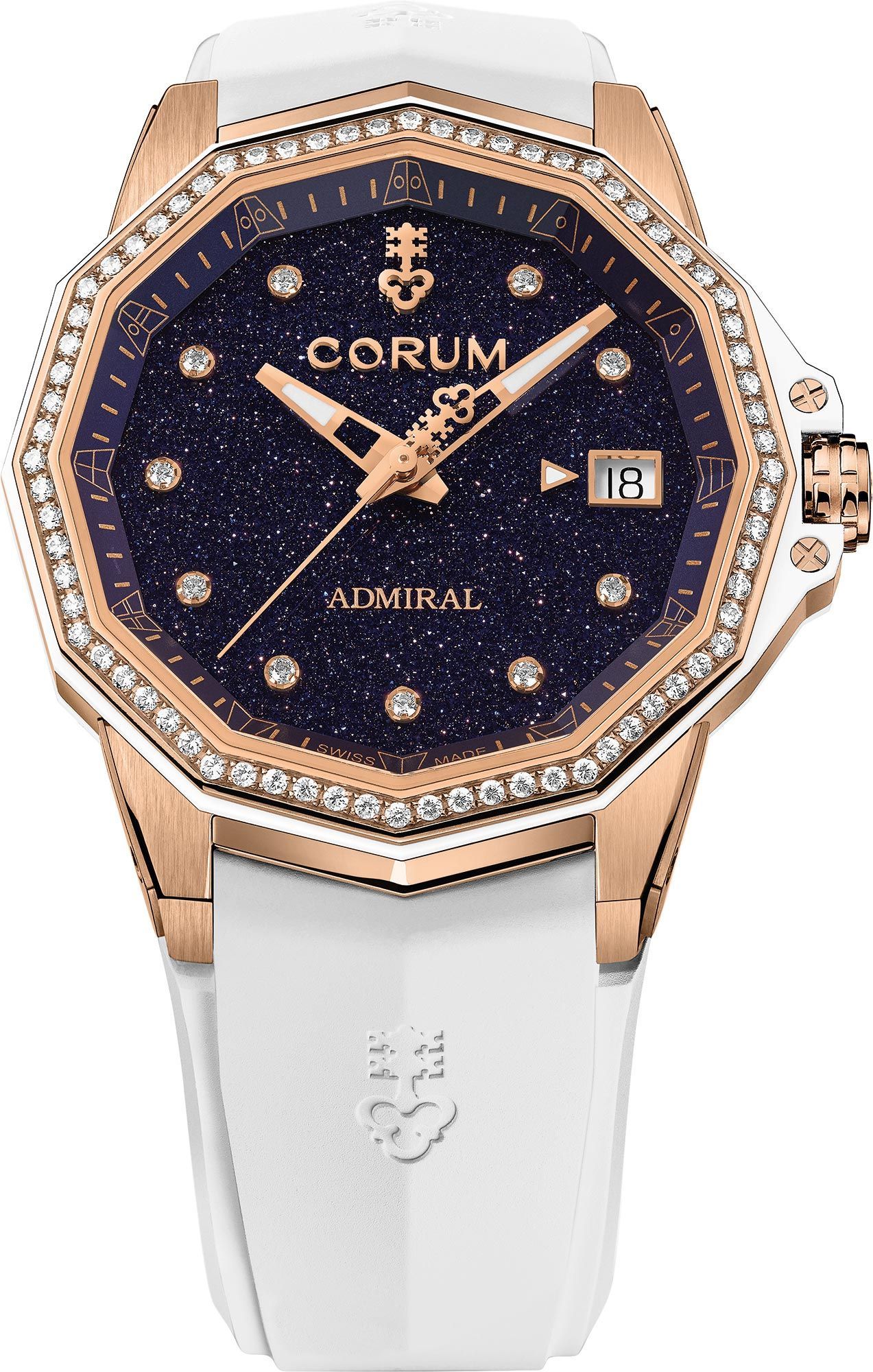 Corum Admiral Admiral 38 Blue Dial 38 mm Automatic Watch For Women - 1