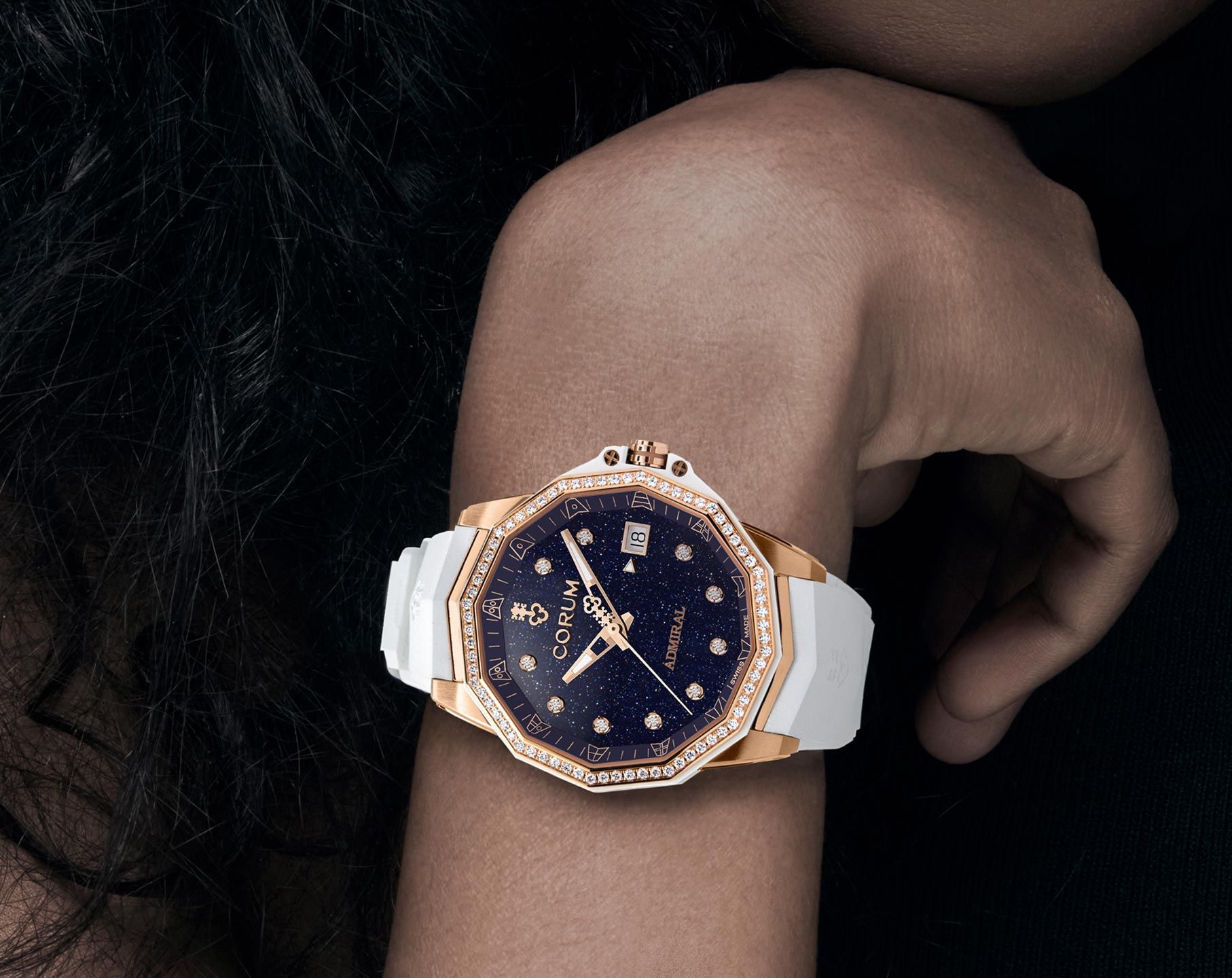 Corum Admiral Admiral 38 Blue Dial 38 mm Automatic Watch For Women - 4