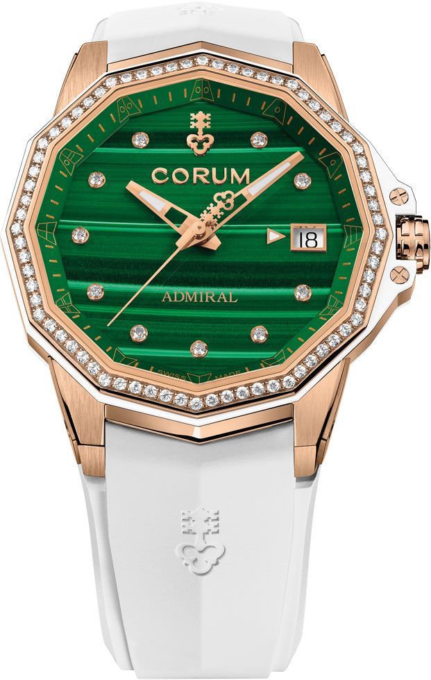 Corum Admiral Admiral 38 Green Malachite Dial 38 mm Automatic Watch For Women - 1