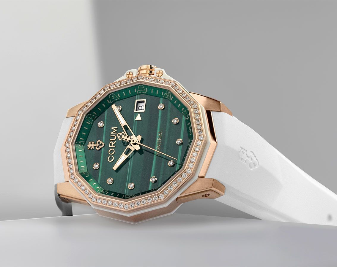 Corum Admiral Admiral 38 Green Malachite Dial 38 mm Automatic Watch For Women - 2