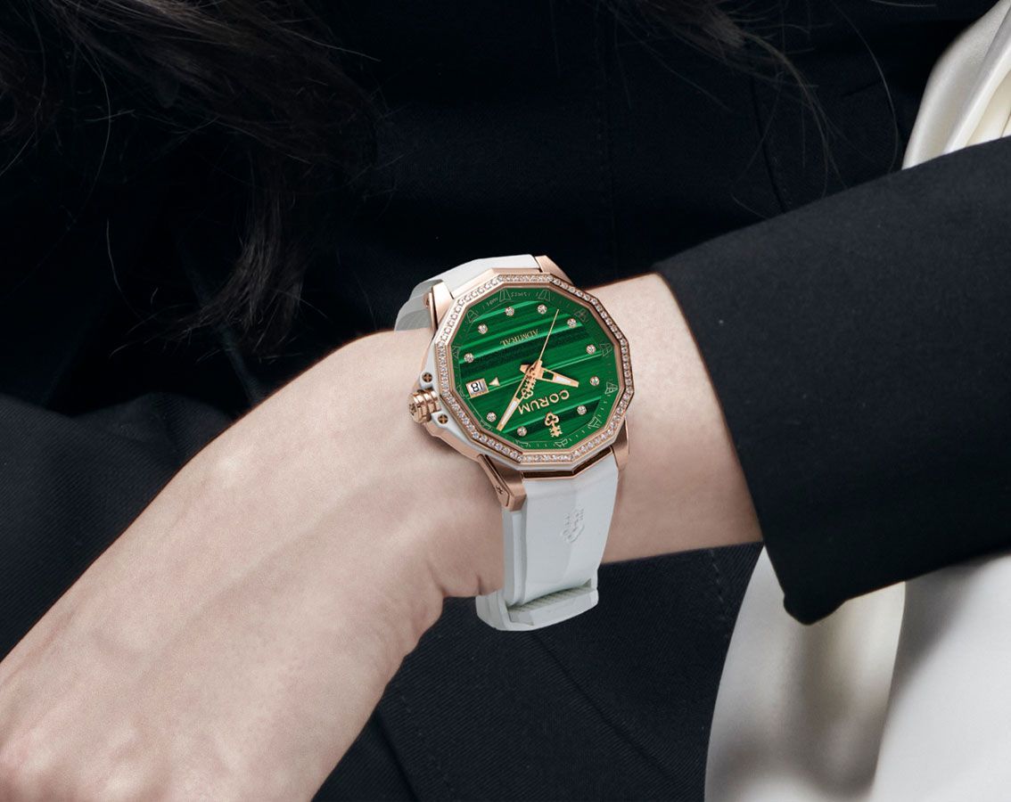 Corum Admiral Admiral 38 Green Malachite Dial 38 mm Automatic Watch For Women - 4