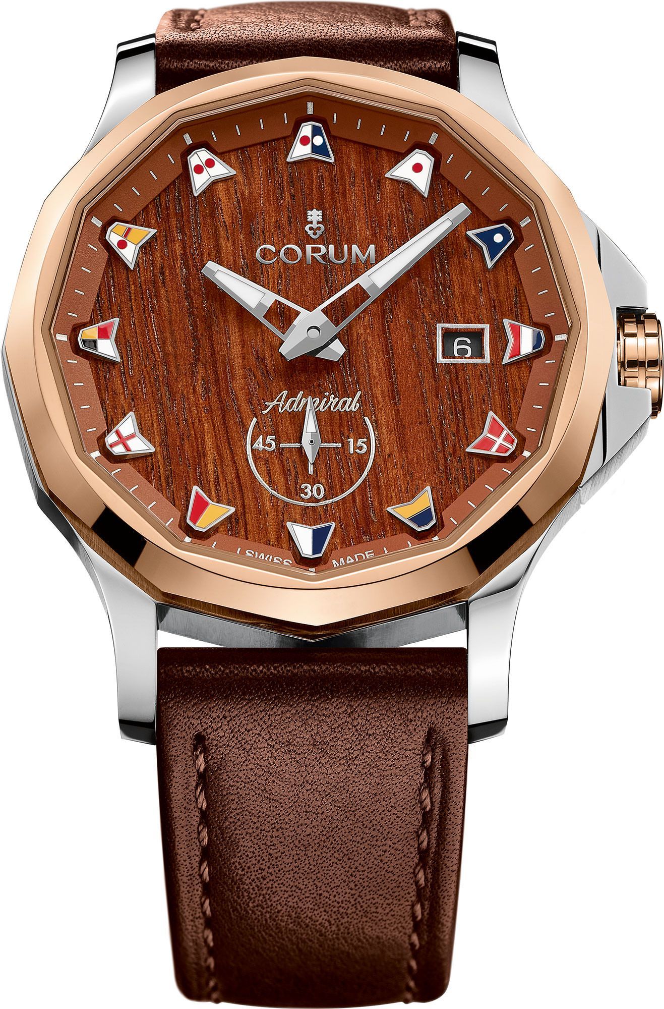 Corum Admiral Admiral 42 Brown Dial 42 mm Automatic Watch For Men - 1