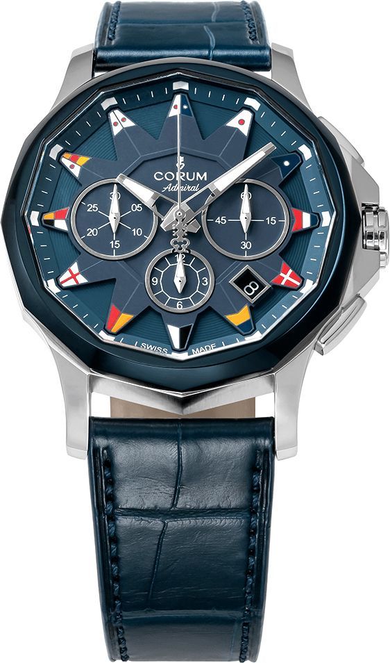 Corum Admiral 42 42 mm Watch in Blue Dial For Men - 1