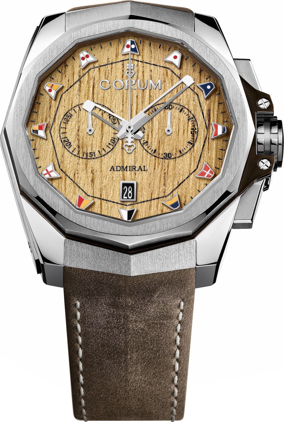 Corum Admiral 45 45 mm Watch in Brown Dial For Men - 1