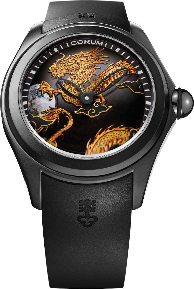 Corum Bubble 47 mm Watch in Black Dial
