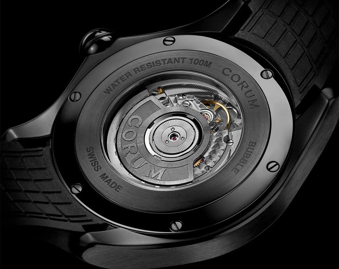 Corum bubble watch black hotsell