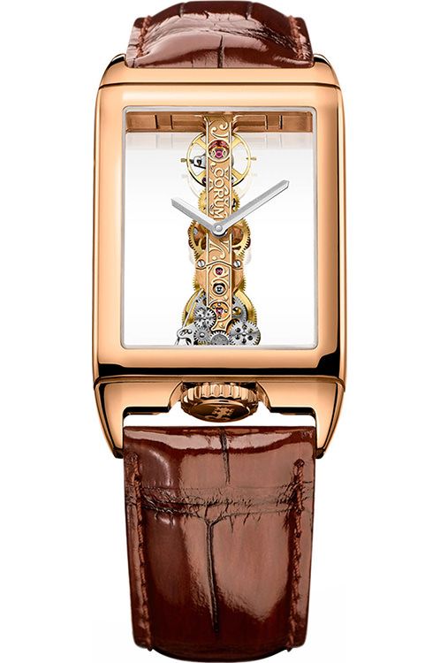 Corum Golden Bridge Manual Winding Men Watches in Rectangular case  Skeleton Dial