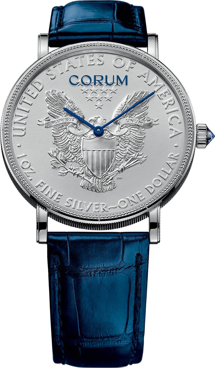 Corum Heritage Heritage Coin Silver Dial 43 mm Automatic Watch For Men - 1