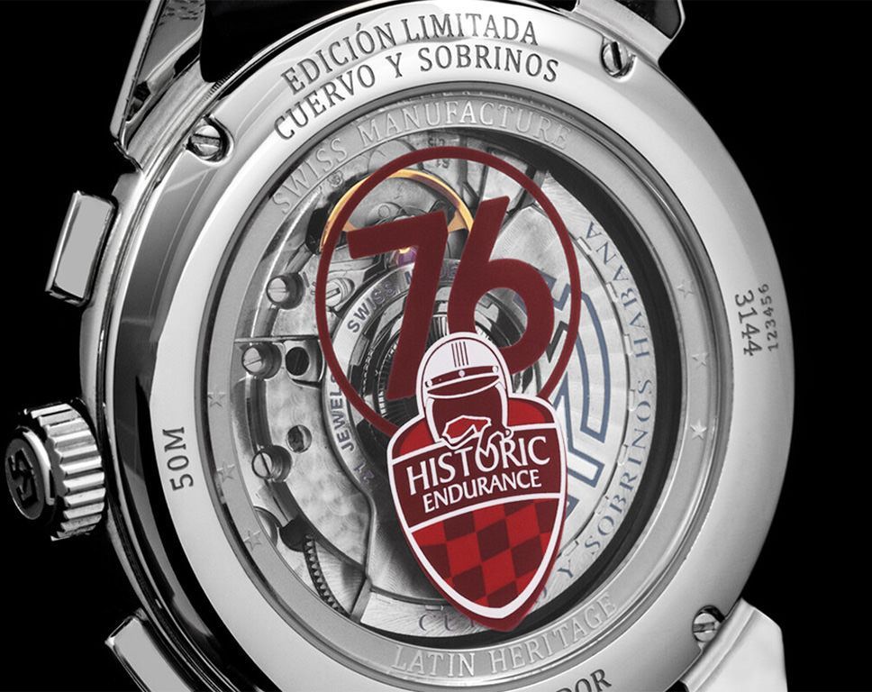 Cuervo y Sobrinos Historiador Historic Endurance Green Dial 40 mm Automatic Watch For Men - 7