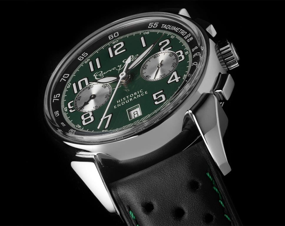 Cuervo y Sobrinos Historiador Historic Endurance Green Dial 40 mm Automatic Watch For Men - 9