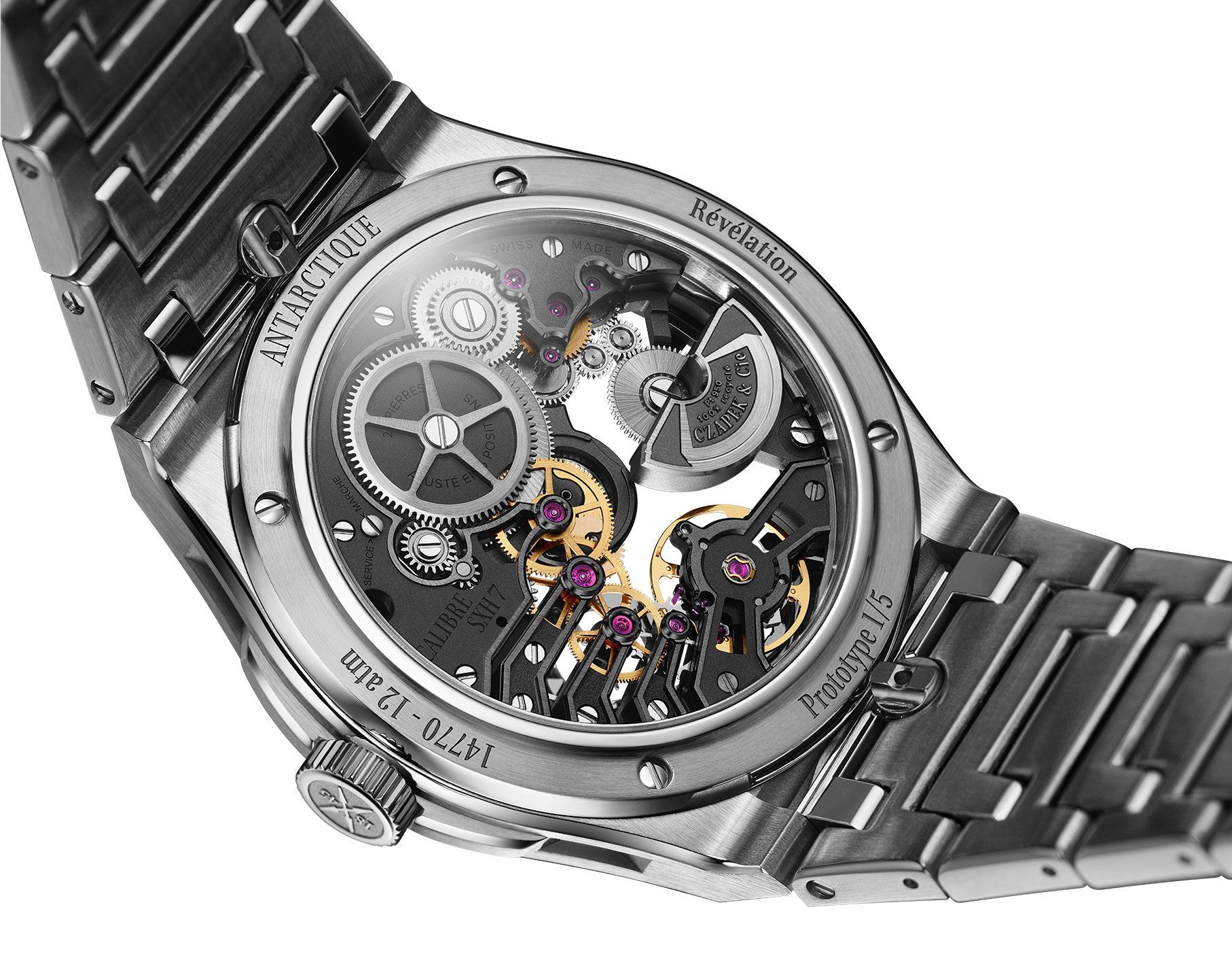 Czapek Antarctique  Skeleton Dial 40.5 mm Automatic Watch For Men - 2