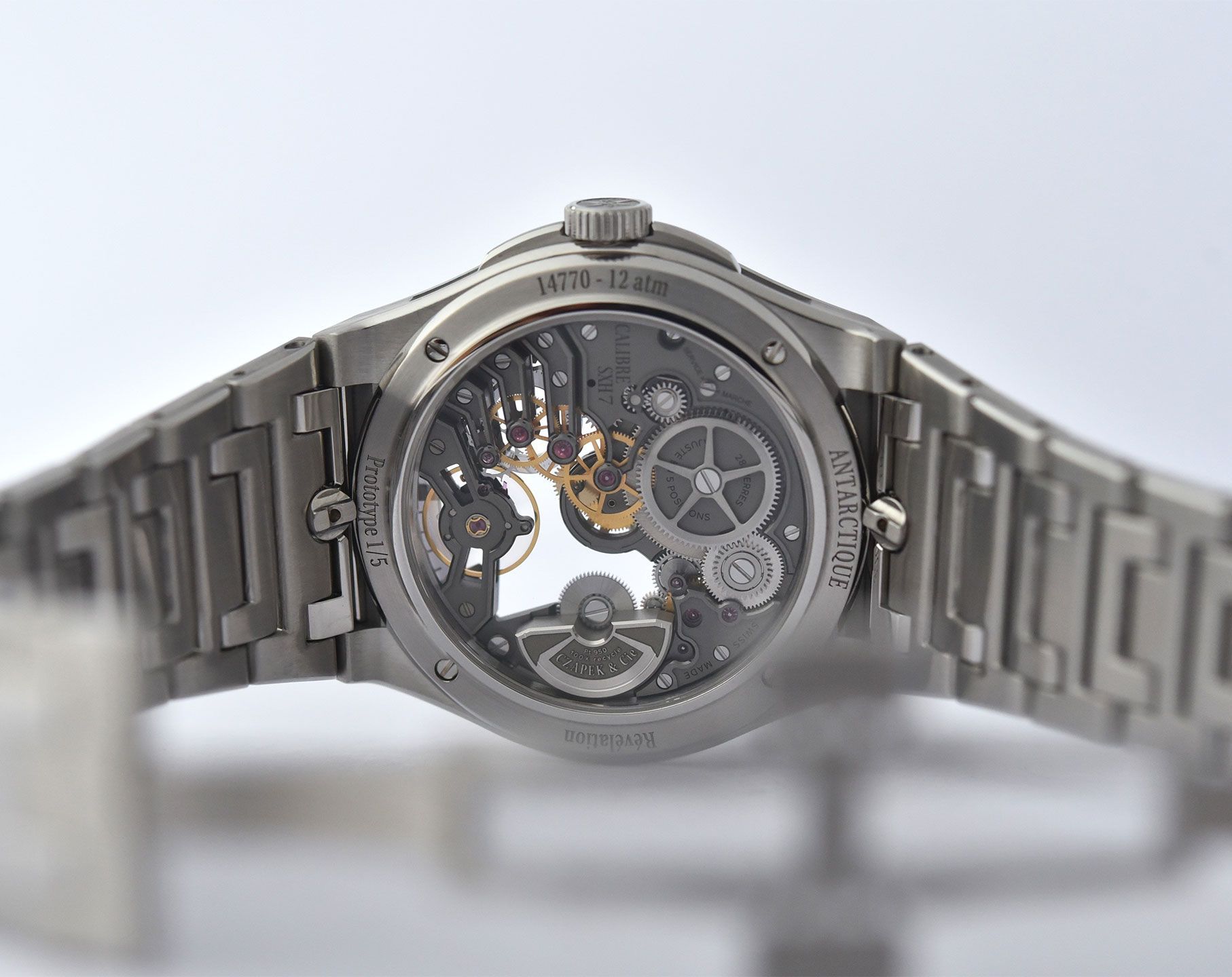 Czapek Antarctique  Skeleton Dial 40.5 mm Automatic Watch For Men - 7