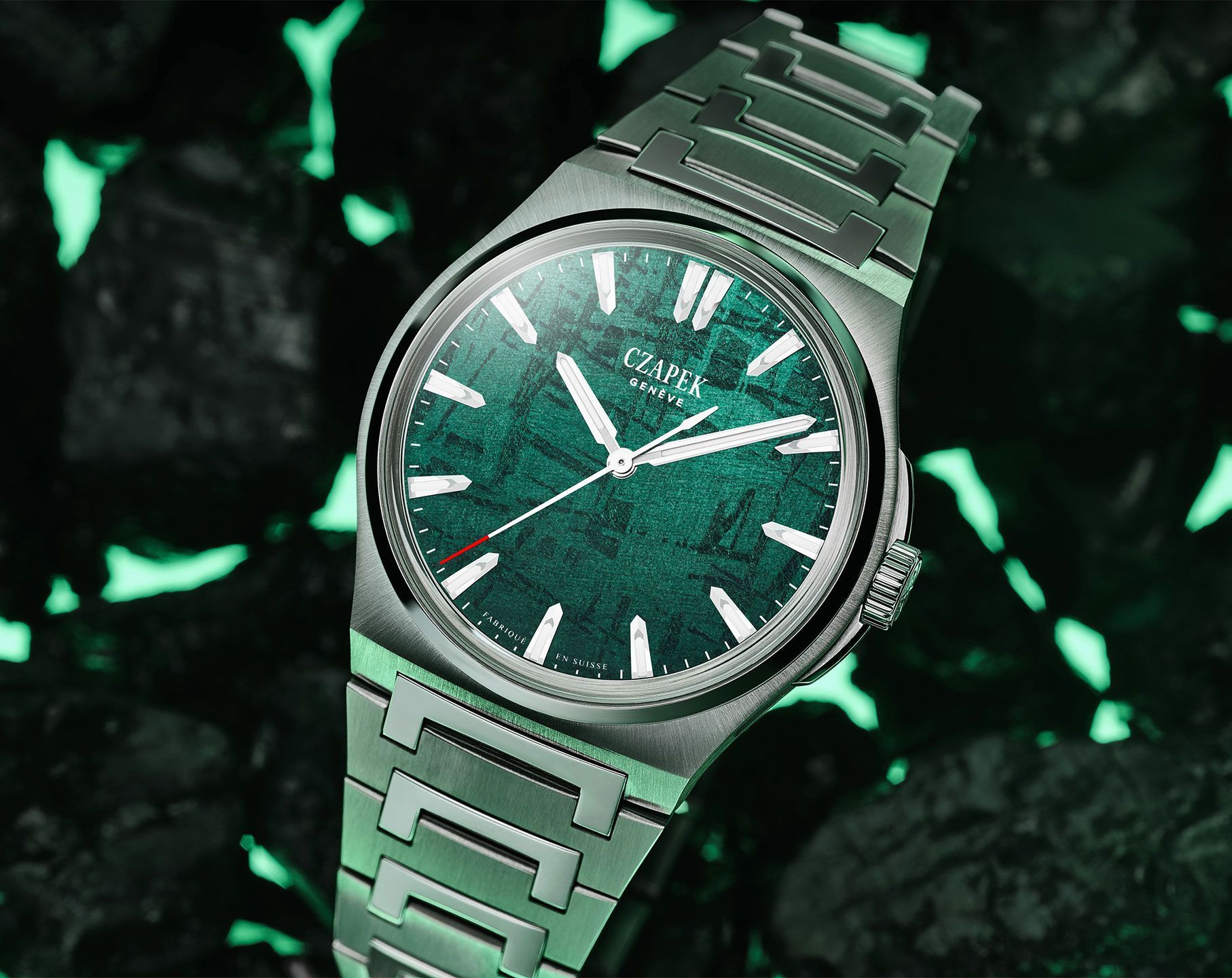 Czapek Antarctique  Green Dial 40.5 mm Automatic Watch For Men - 3