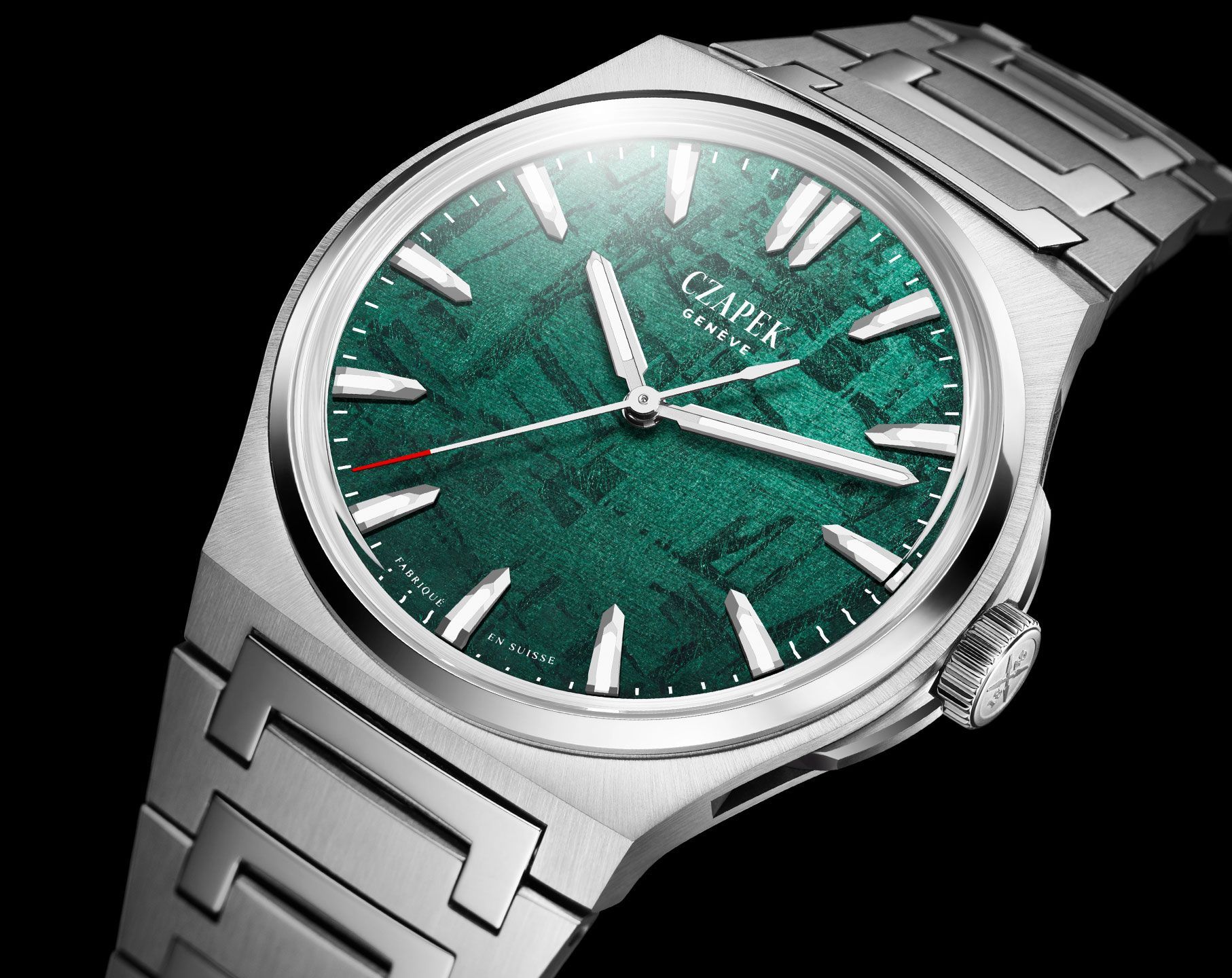 Czapek Antarctique  Green Dial 40.5 mm Automatic Watch For Men - 8