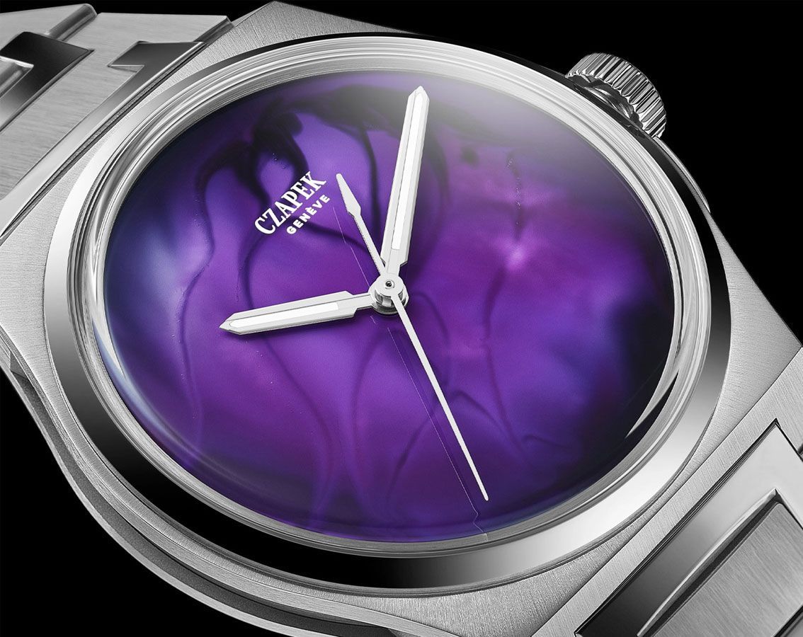 Czapek Antarctique  Purple Dial 40.5 mm Automatic Watch For Men - 6