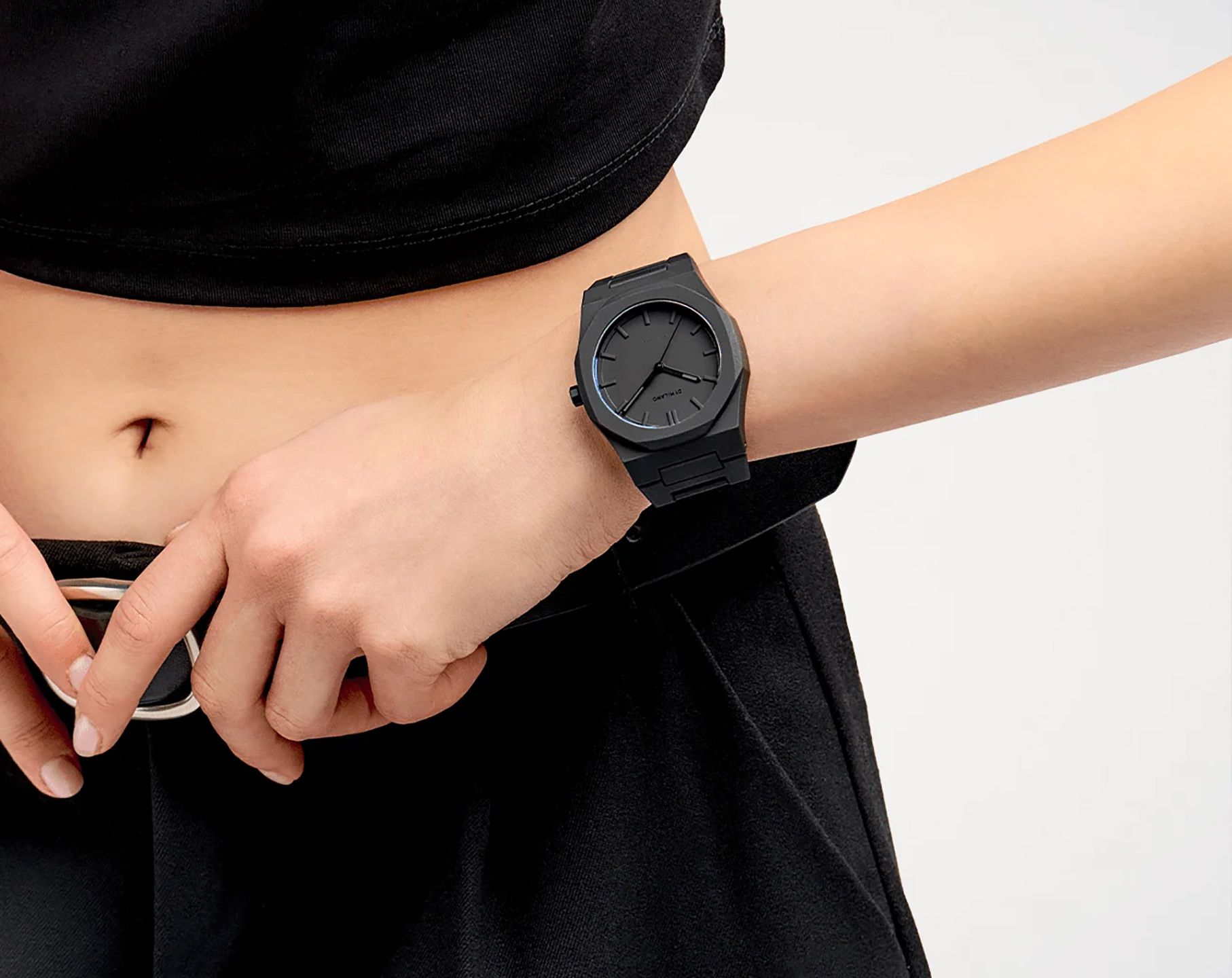 D1 Milano Polycarbon Quartz Watch | PCBJ10