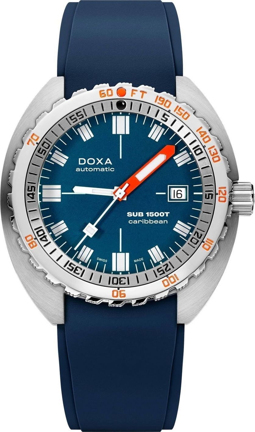 Doxa SUB 1500T Caribbean Blue Dial 45 mm Automatic Watch For Men - 1