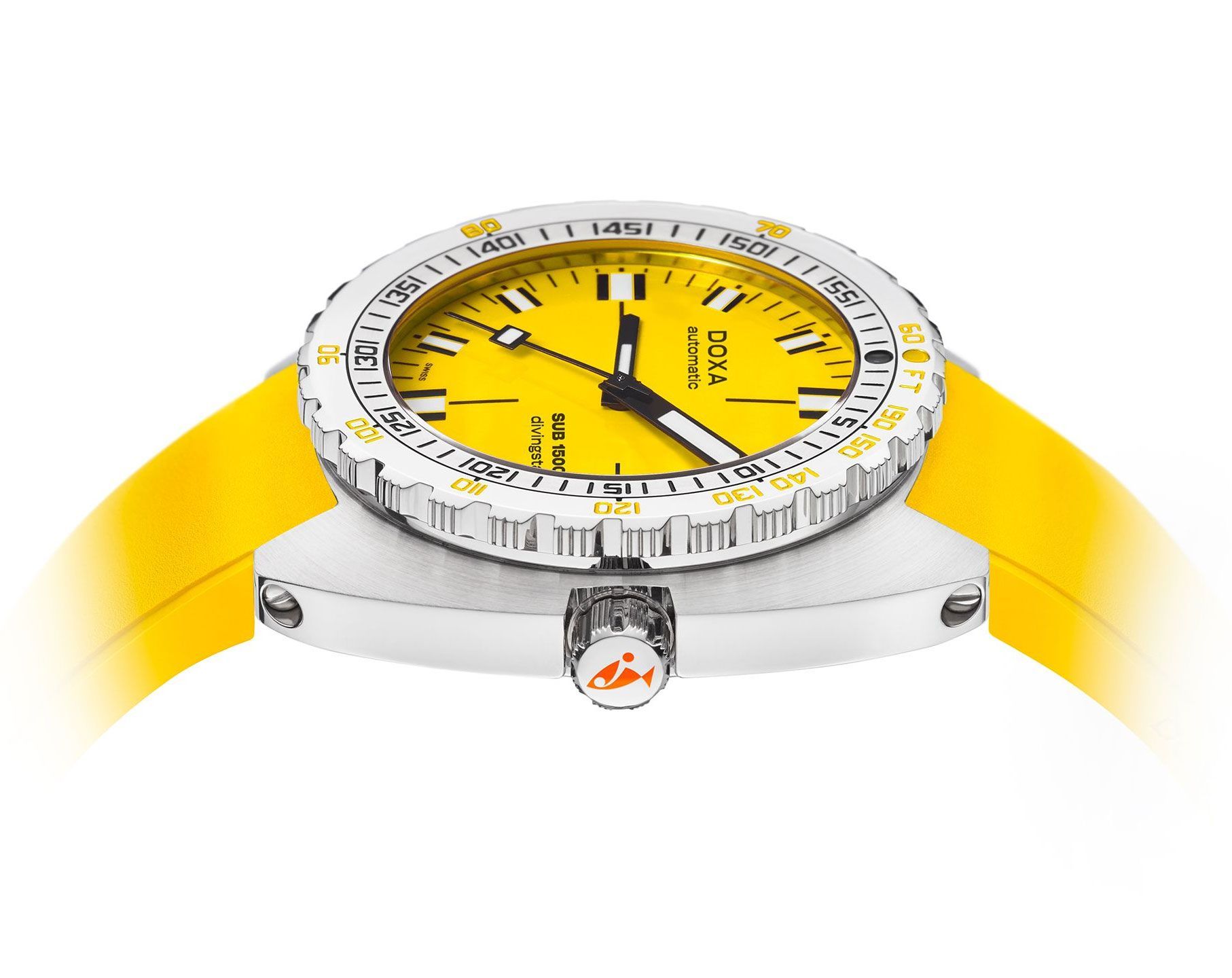 Doxa SUB 1500T Divingstar Yellow Dial 45 mm Automatic Watch For Men - 3