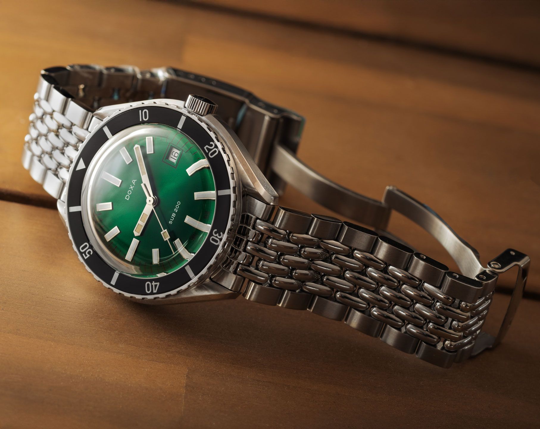Doxa SUB 200 Sea Emerald Green Dial 42 mm Automatic Watch For Men - 2