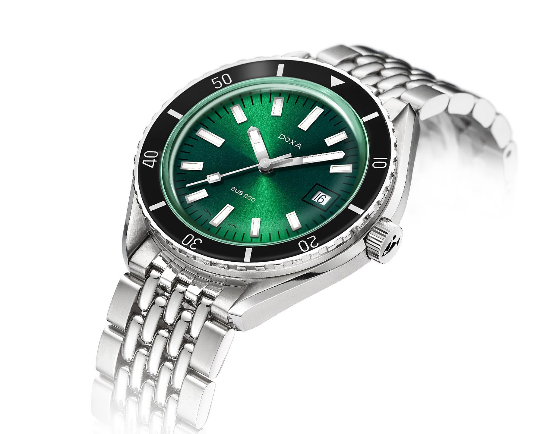 Doxa SUB 200 Sea Emerald Green Dial 42 mm Automatic Watch For Men - 4