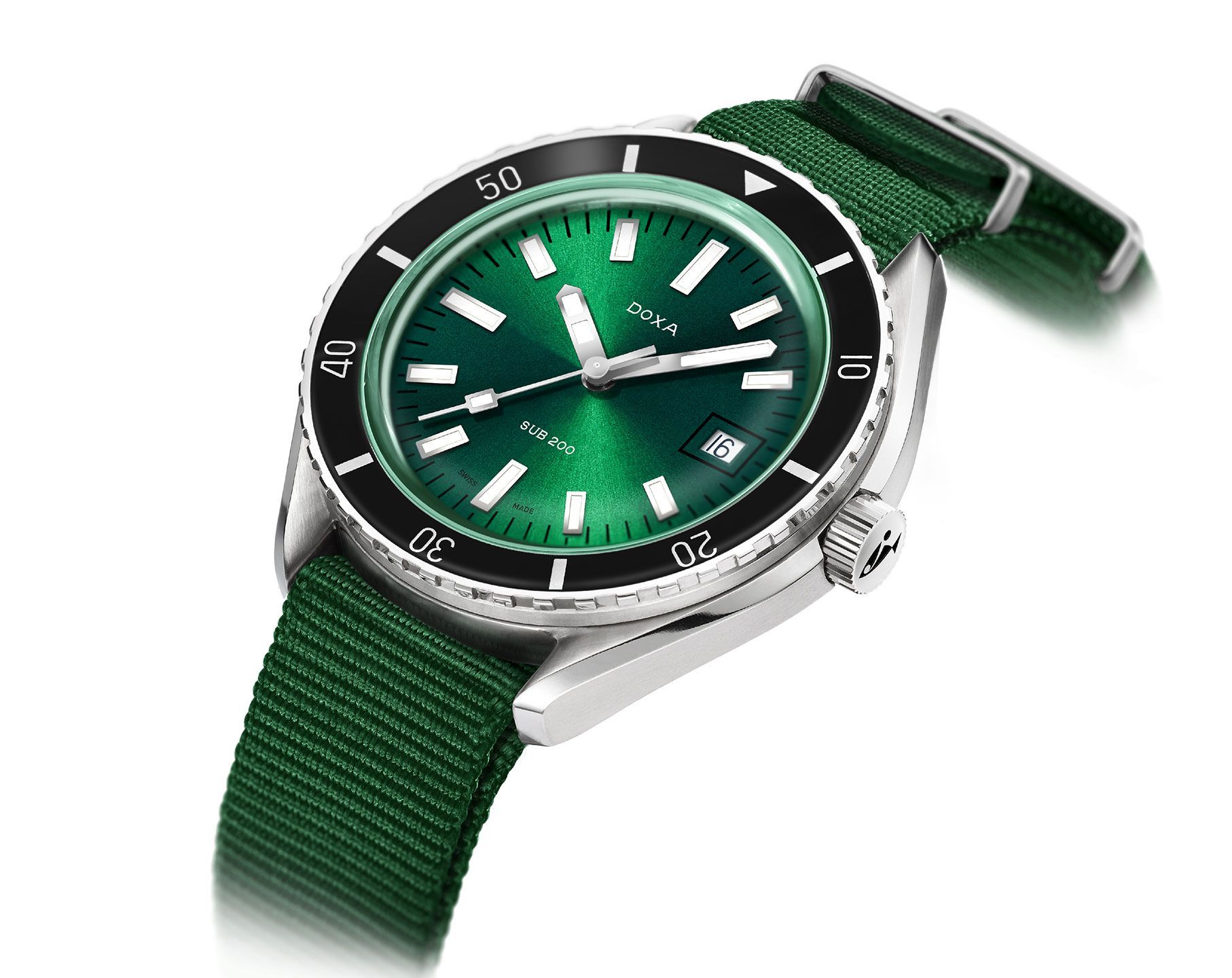 Doxa SUB 200 Sea Emerald Green Dial 42 mm Automatic Watch For Men - 4