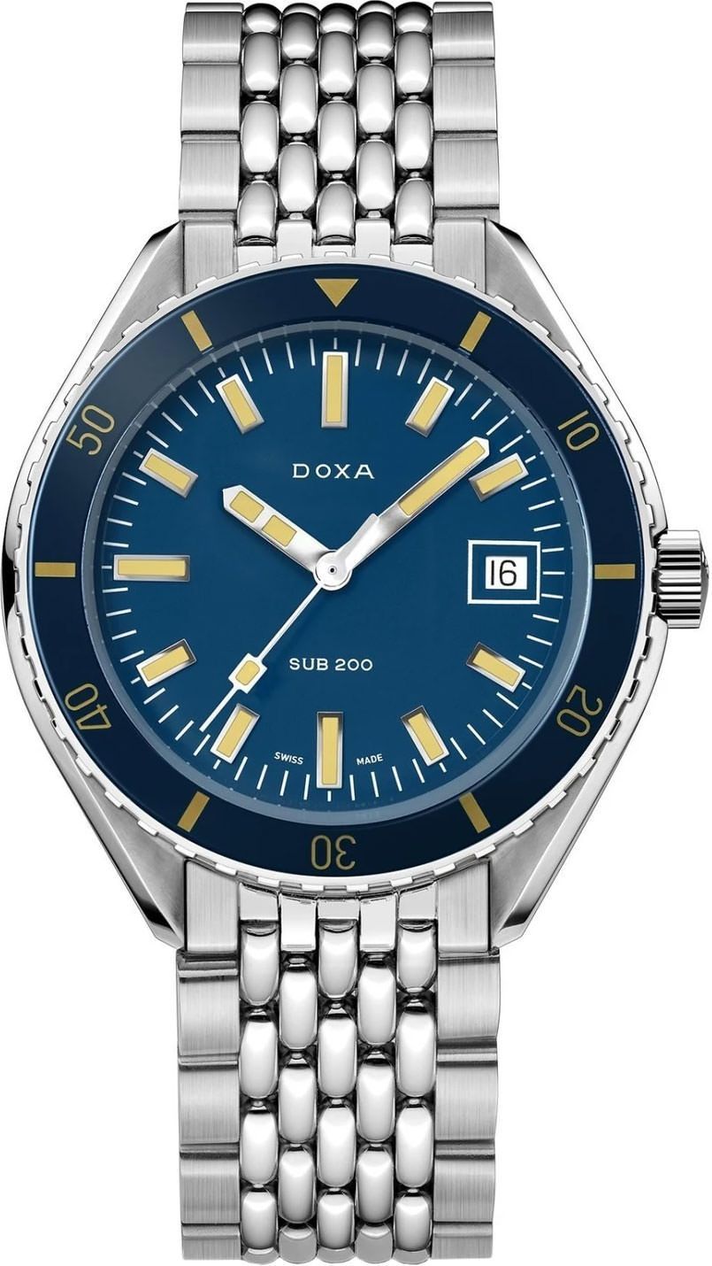 Doxa Caribbean 42 mm Watch in Blue Dial For Men - 1