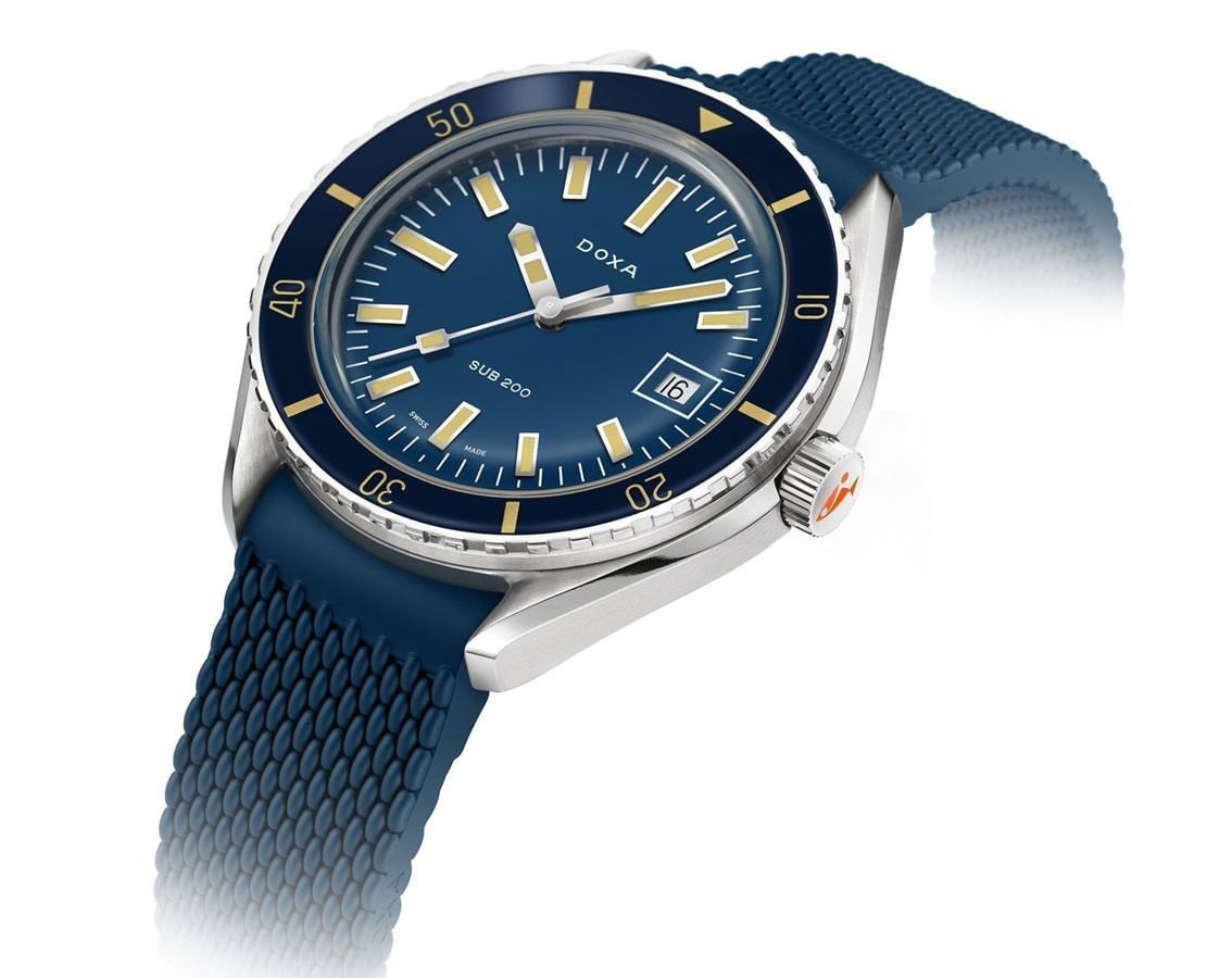 Doxa Caribbean 42 mm Watch in Blue Dial For Men - 2