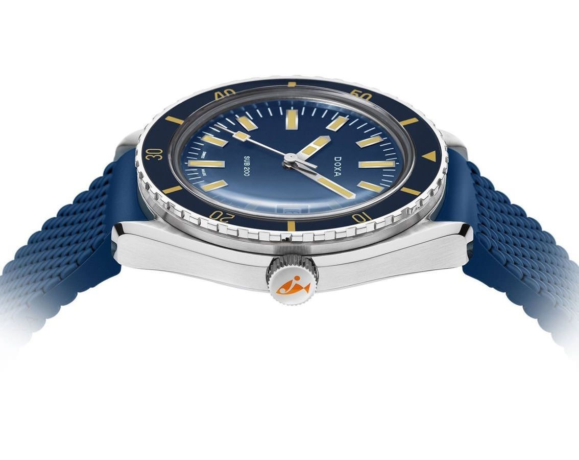 Doxa Caribbean 42 mm Watch in Blue Dial For Men - 3