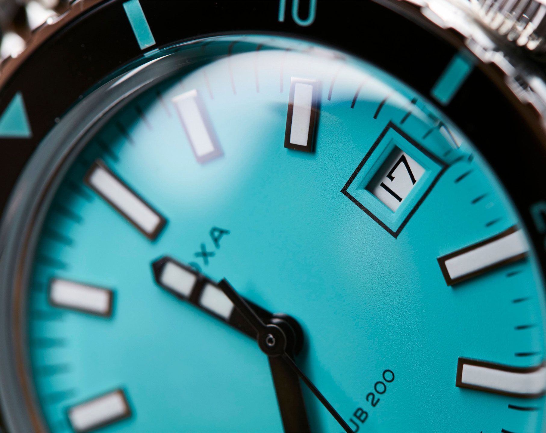 Doxa Aquamarine 42 mm Watch in Turquoise Dial For Men - 6