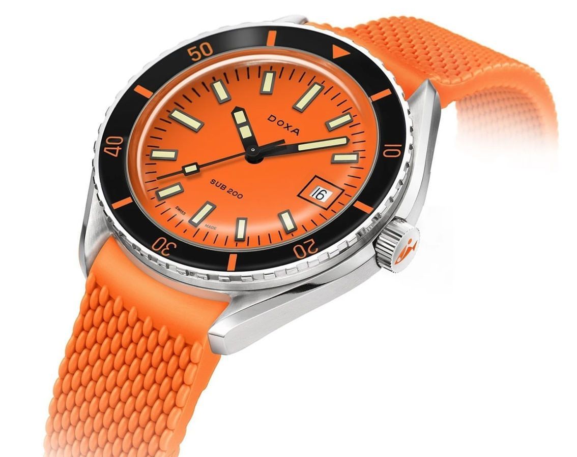 Doxa SUB 200 Professional Orange Dial 42 mm Automatic Watch For Men - 2
