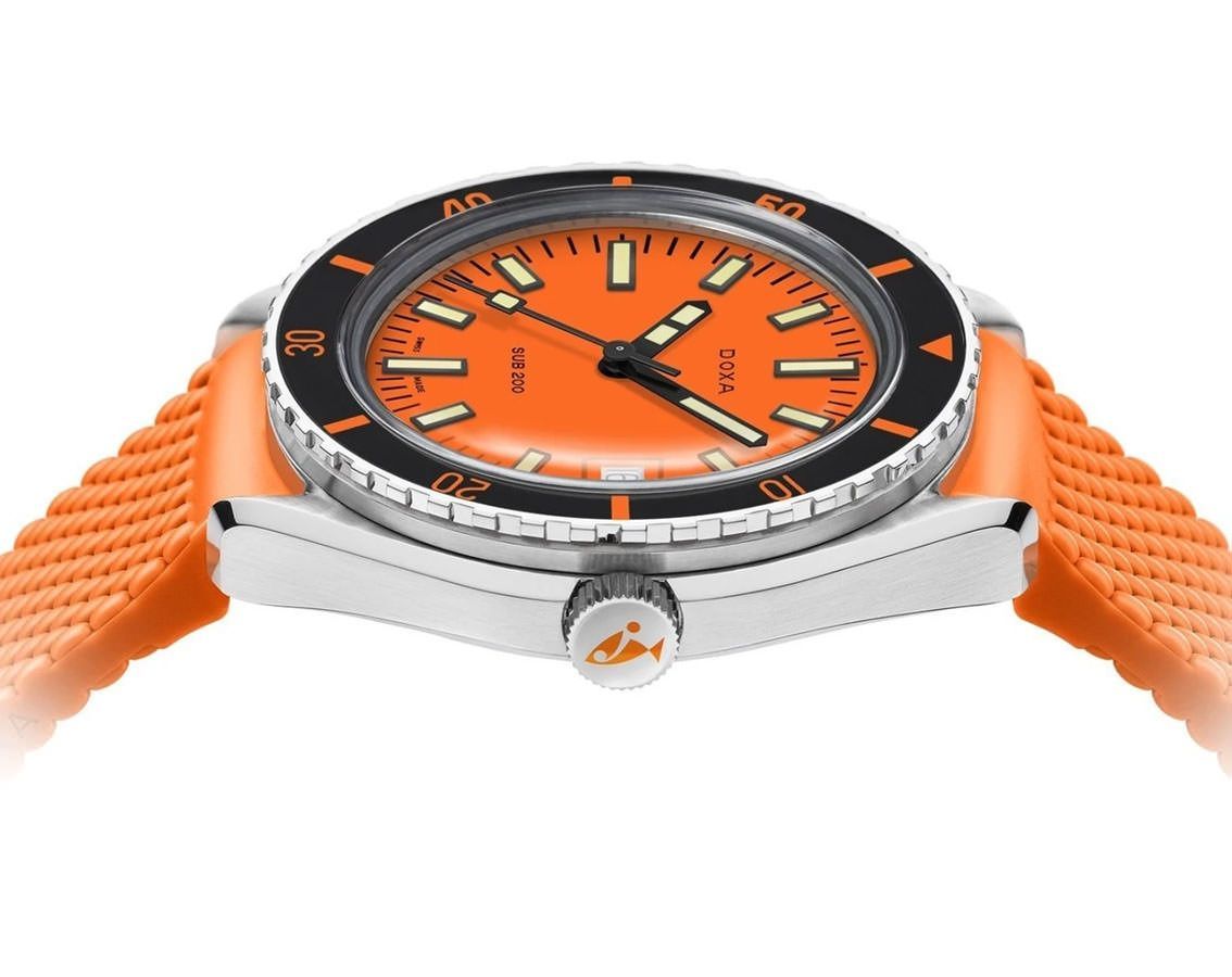Doxa SUB 200 Professional Orange Dial 42 mm Automatic Watch For Men - 3