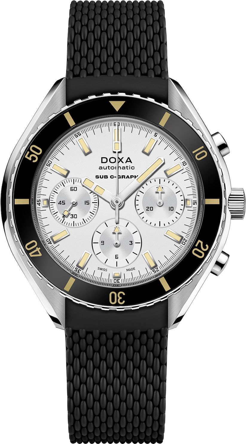 Doxa SUB 200 C-GRAPH Searambler Silver Dial 45 mm Automatic Watch For Men - 1