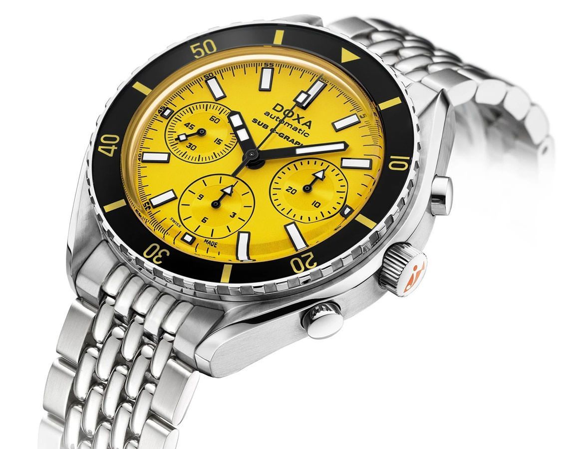 Doxa SUB 200 C-GRAPH Divingstar Yellow Dial 45 mm Automatic Watch For Men - 2