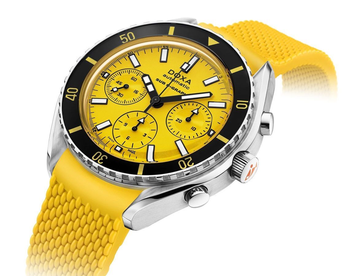 Doxa SUB 200 C-GRAPH Divingstar Yellow Dial 45 mm Automatic Watch For Men - 2