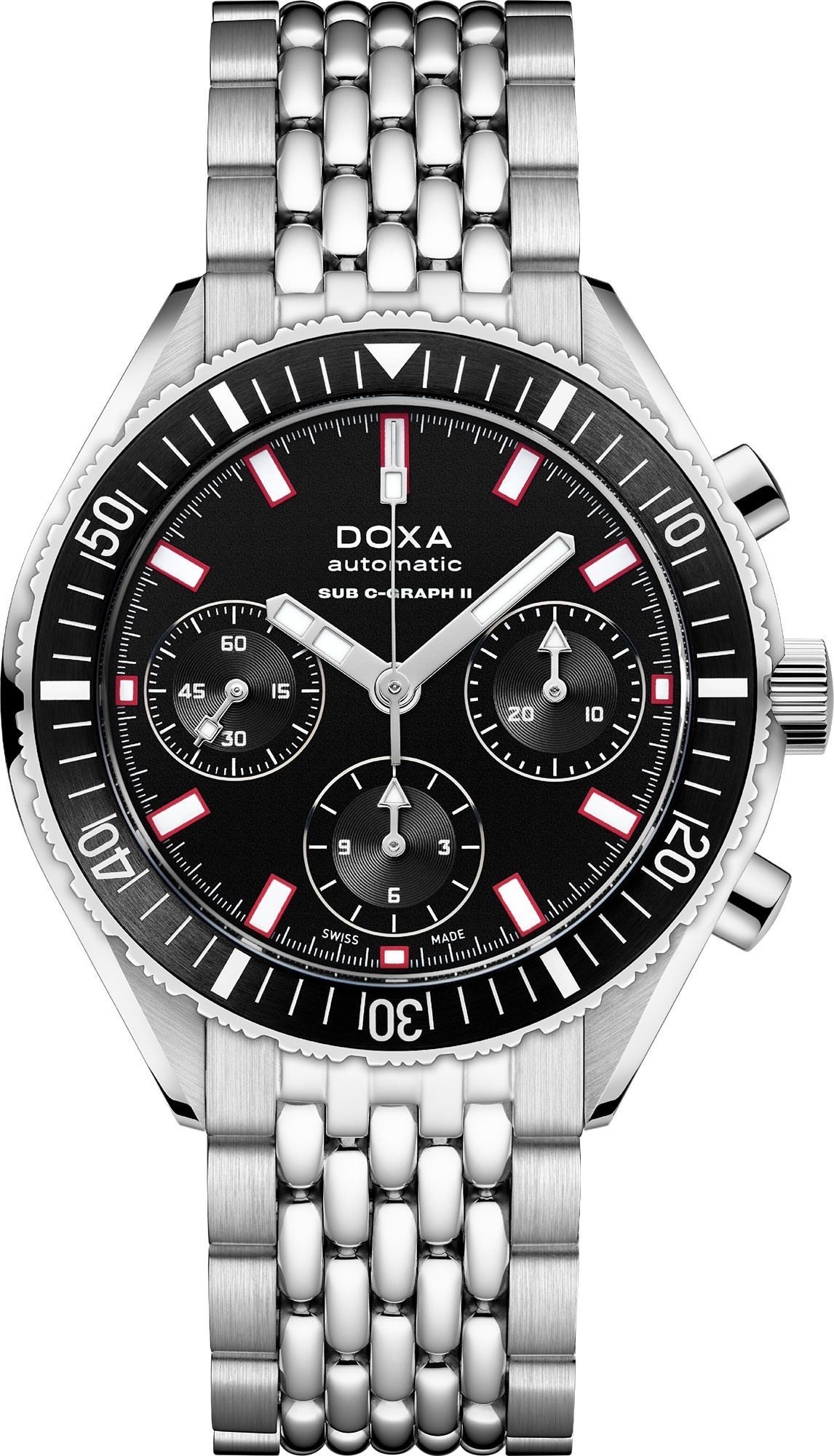 Doxa SUB 200 C-GRAPH II Sharkhunter Black Dial 42 mm Automatic Watch For Men - 1