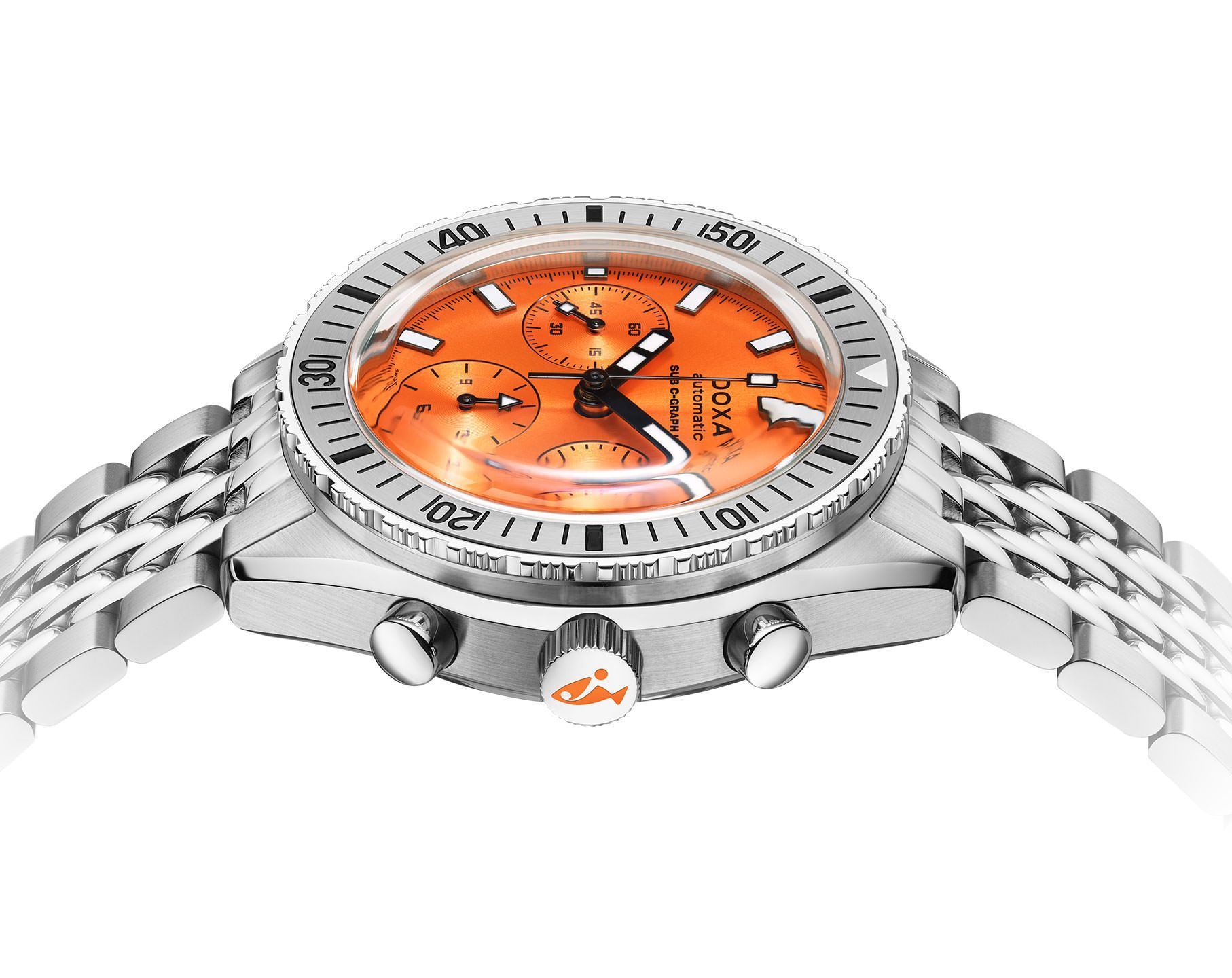Doxa SUB 200 C-GRAPH II Professional Orange Dial 42 mm Automatic Watch For Men - 3